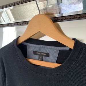 Men’s j crew black cotton sweater size medium